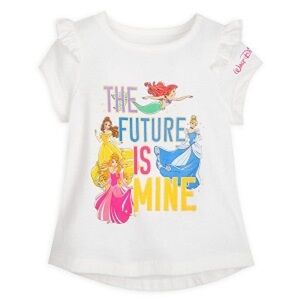 Disney size 3t Princess The Future Is Mine white shirt NWT